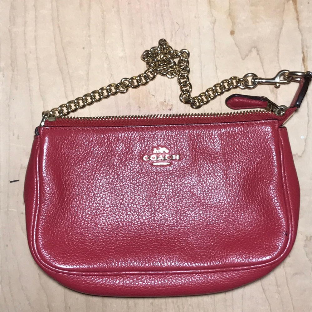 Red Coach Handbag